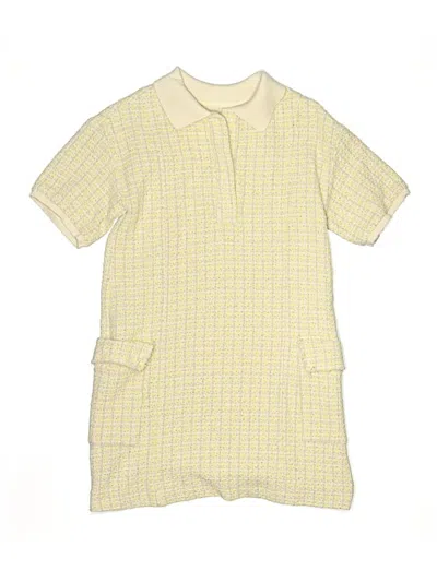 Pre-owned Zara Kids' Dress In Yellow