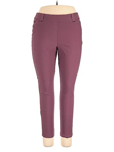 Pre-owned Maurices Active Pants In Burgundy