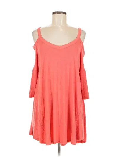 Umgee Casual Dress In Brown