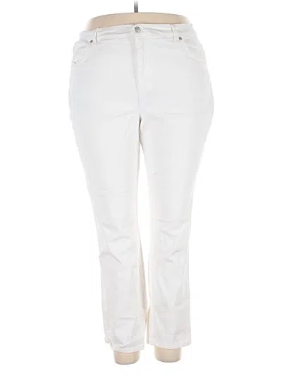 Pre-owned Gloria Vanderbilt Jeans In White
