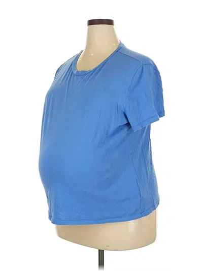 Pre-owned Gap - Maternity Active T-shirt In Blue
