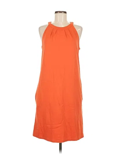 Pre-owned New York And Company Casual Dress In Orange