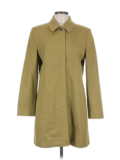 Pre-owned Carlisle Trenchcoat In Green