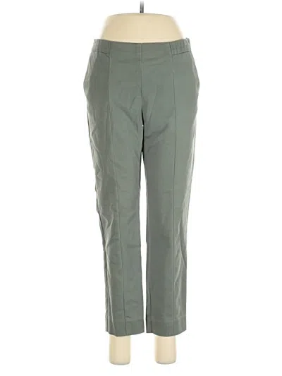 Pre-owned Jjill Casual Pants In Green