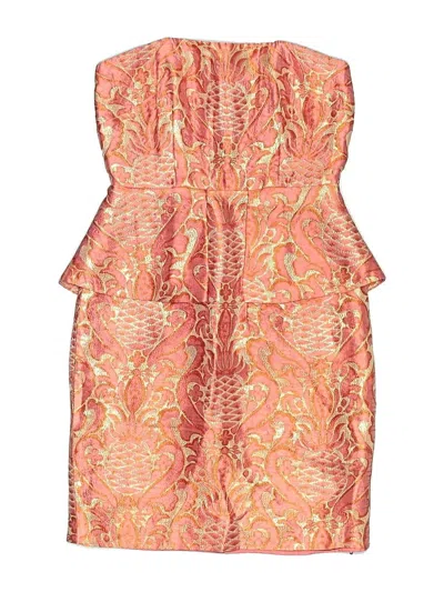 Pre-owned Laundry By Shelli Segal Cocktail Dress In Pink