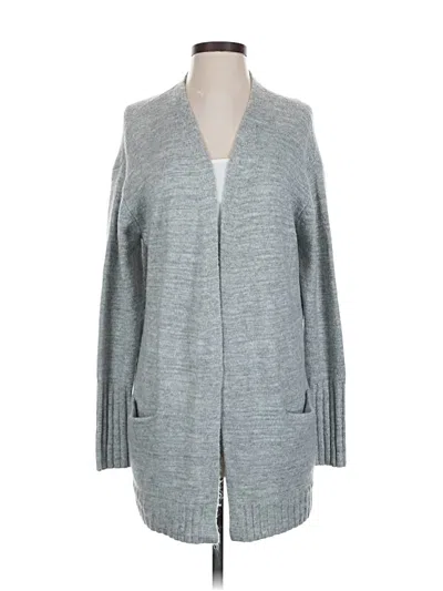 Pre-owned Caslon Cardigan Sweater In Gray