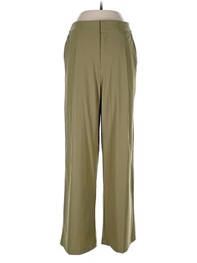 Pre-owned Athleta Casual Pants In Green