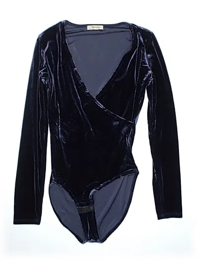 Pre-owned Madewell Bodysuit In Black
