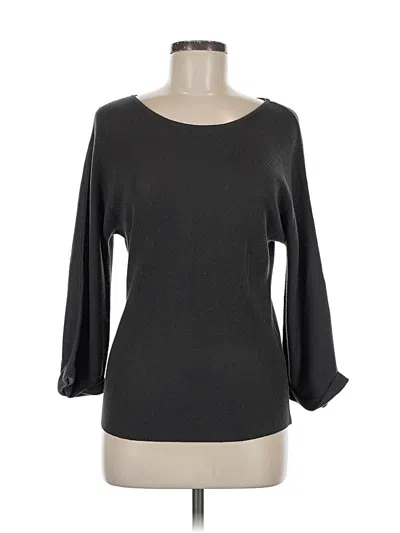 Pre-owned New York And Company Pullover Sweater In Black