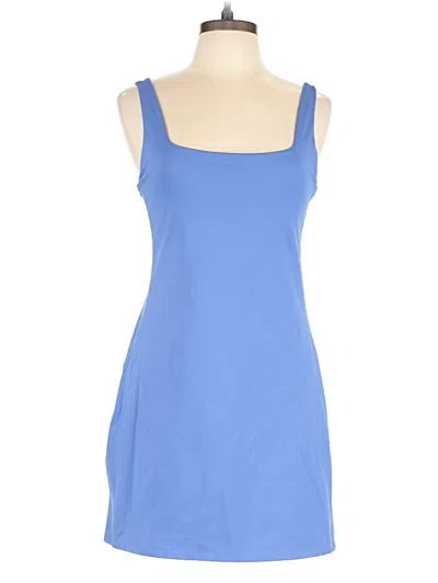 Pre-owned Girlfriend Collective Casual Dress In Blue