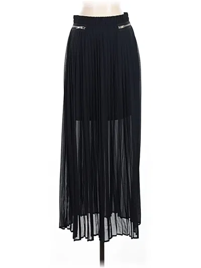 Pre-owned New York And Company Formal Skirt In Black