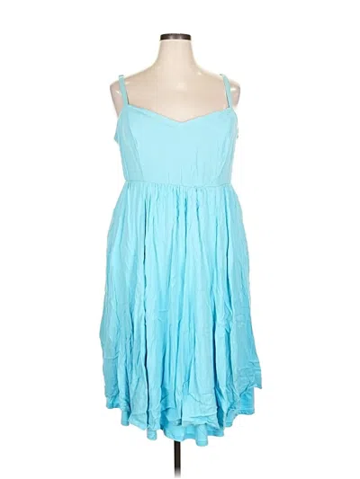 Pre-owned Torrid Casual Dress In Blue