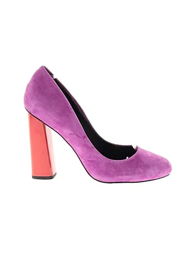 Pre-owned Aldo Heels In Purple