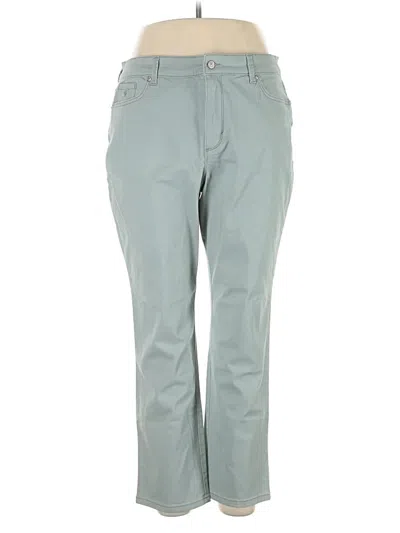 Pre-owned Gloria Vanderbilt Casual Pants In Gray