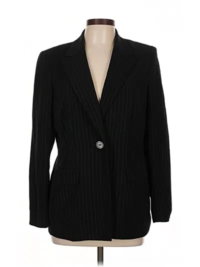 Pre-owned Kasper Blazer Jacket In Black