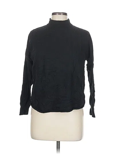 Pre-owned Madewell Turtleneck Sweater In Black