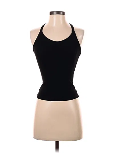 Pre-owned Trendy Queen Tank Top Black Halter Neckline Tops