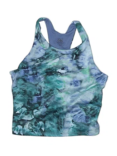 Pre-owned Athleta Girl Kids' Active Tank Top In Blue
