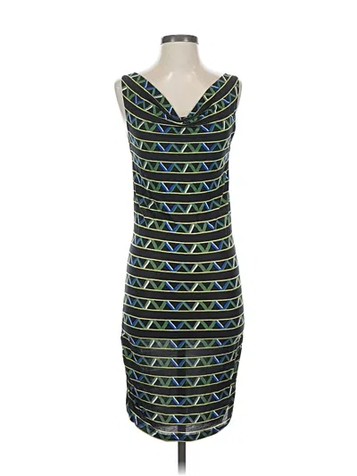 Pre-owned Bcbgmaxazria Cocktail Dress In Blue