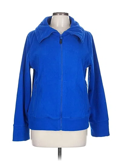 Pre-owned Calvin Klein Performance Fleece Jacket In Blue