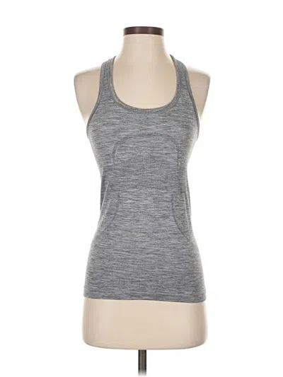 Pre-owned Lululemon Athletica Active Tank Top In Gray