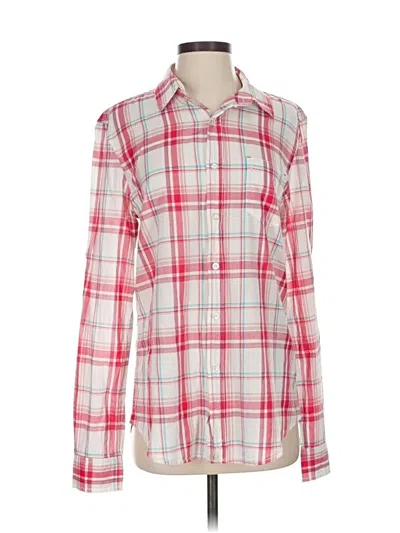 Pre-owned Joe's Jeans Long Sleeve Button Down Shirt In Pink