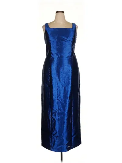 Pre-owned Alex Evenings Cocktail Dress In Blue