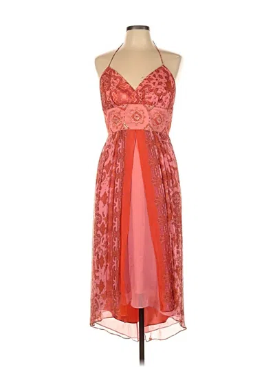 Pre-owned Laundry By Shelli Segal Cocktail Dress In Red