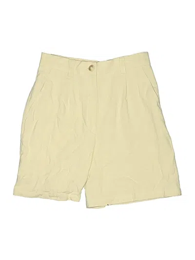 Pre-owned Asos Design Khaki Shorts In Yellow
