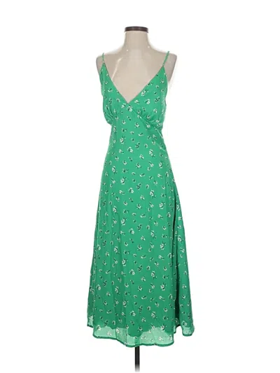 Pre-owned Fore Casual Dress In Green