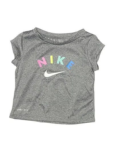 Pre-owned Nike Babies' Short Sleeve T-shirt In Gray