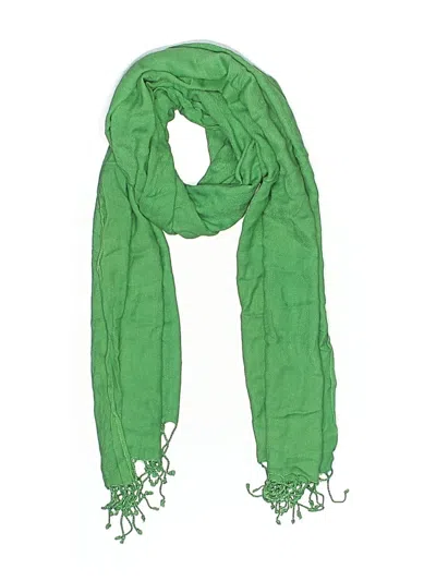 Pre-owned Unbranded Scarf In Green