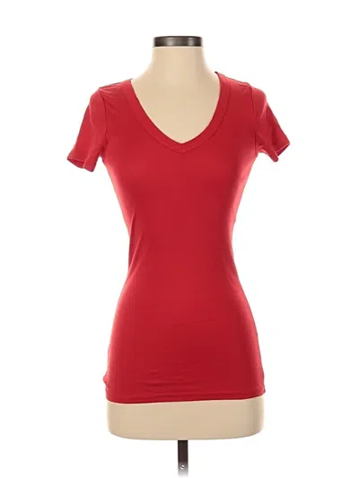 Pre-owned Michael Stars Short Sleeve T-shirt In Red