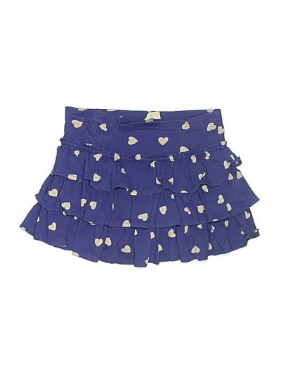 Pre-owned Mini Boden Kids' Skirt In Blue