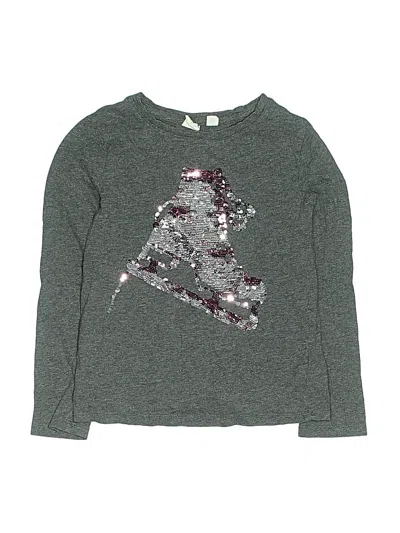 Pre-owned Gap Kids' Long Sleeve T-shirt In Gray