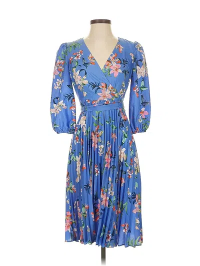 Pre-owned Eliza J Cocktail Dress In Blue