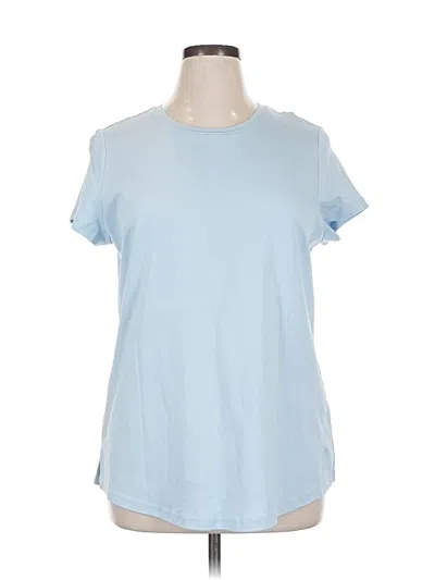 Pre-owned Isaac Mizrahi Live Short Sleeve T-shirt In Blue