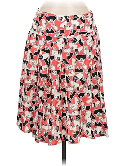 Pre-owned Liz Claiborne Casual Skirt In Red