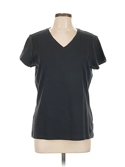 Pre-owned Isaac Mizrahi Live Short Sleeve T-shirt In Gray