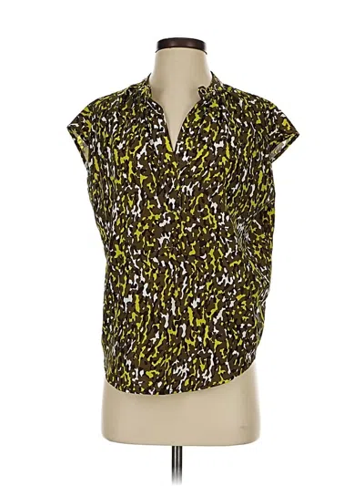 Pre-owned Michael Michael Kors Sleeveless Blouse In Yellow