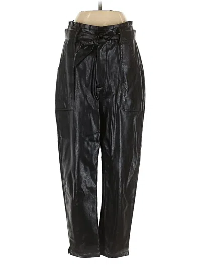 Pre-owned Greylin Faux Leather Pants In Black