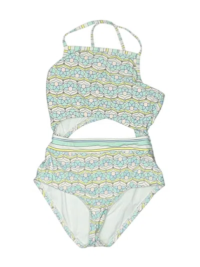 Pre-owned Hobie Kids' One Piece Swimsuit In Green