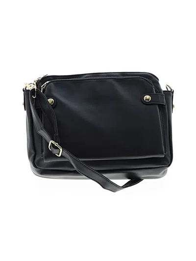 Pre-owned Unbranded Crossbody Bag In Black