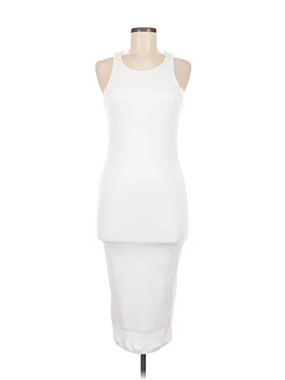 Pre-owned Good American Cocktail Dress In White