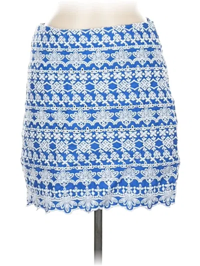 Pre-owned Ann Taylor Loft Casual Skirt In Blue