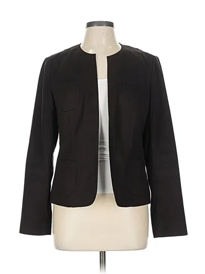 Pre-owned Talbots Blazer Jacket In Black