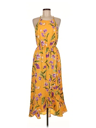 Pre-owned Lush Casual Dress In Yellow
