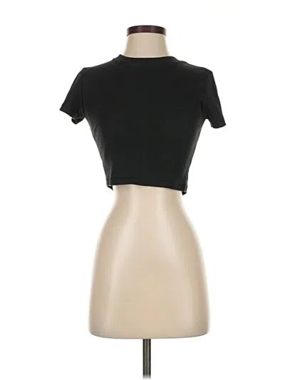 Pre-owned Nuuds Short Sleeve Turtleneck In Black