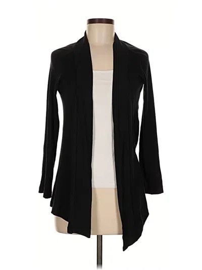 Pre-owned Splendid Cardigan Sweater In Black