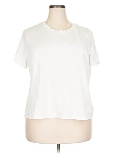Pre-owned Gap Short Sleeve T-shirt In White